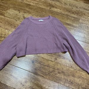 Aeropostale Pink cropped sweater